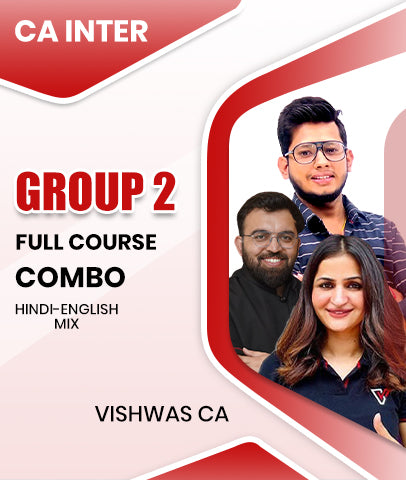 CA Inter Group 2 Full Course Combo By Vishwas CA
- Zeroinfy