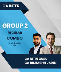 CA Inter Group 2 Regular Combo Courses By CA Nitin Guru and CA Rishabhh Jainn