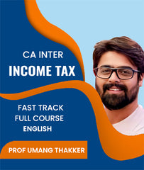 CA Inter Income Tax Fast Track English By J.K.Shah Classes - Prof Umang Thakker - Zeroinfy
