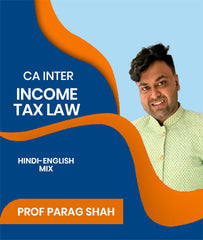 CA Inter Income Tax Law By J.K.Shah Classes - Prof Parag Shah