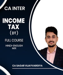 CA Inter Income Tax (DT) Full Course By CA Sagar Vijayvargiya