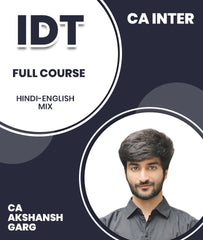 CA Inter Indirect Tax (IDT) Full Course By CA Akshansh Garg
