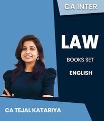 CA Inter Law Books Set By CA Tejal Katariya