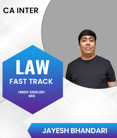 CA Inter Law Fast Track By Jayesh Bhandari - Zeroinfy