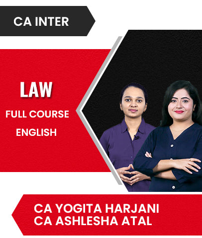 CA Inter Law Full Course In English By CA CS Yogita Harjani and CA Ashlesha Atal - Zeroinfy