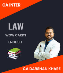 CA Inter Law Wow Cards By CA Darshan Khare - Zeroinfy