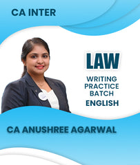 CA Inter Law Writing Practice Batch In English By CA Anushree Agarwal - Zeroinfy