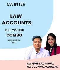 CA Inter Law & Accounts Combo Full Course By MEPL Classes CA CS Mohit Agarwal, CA CS Divya Agarwal
- Zeroinfy