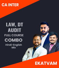 CA Inter Law, DT and Audit Full Course Combo By EKATVAM - Zeroinfy