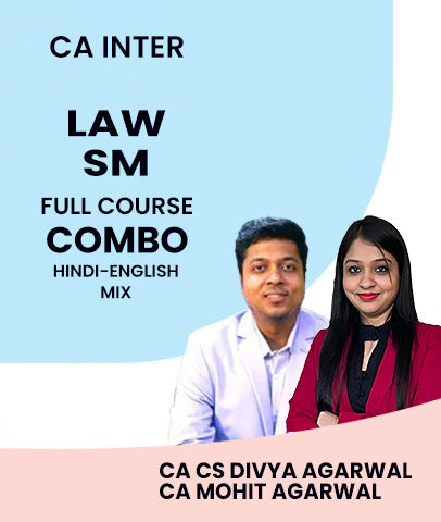 CA Inter Law & SM Combo Full Course By MEPL Classes CA CS Divya Agarwal and CA Mohit Agarwal - Zeroinfy