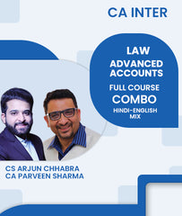 CA Inter Law and Advanced Accounts Full Course Combo By CS Arjun Chhabra and CA Parveen Sharma - Zeroinfy