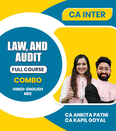 CA Inter Law and Audit Full Course Combo By CA Ankita Patni and CA Kapil Goyal