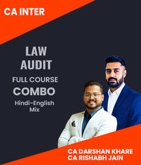 CA Inter Law and Audit Full Course Combo By CA Darshan Khare and CA Rishabh Jain - Zeroinfy