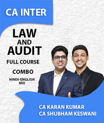 CA Inter Law and Audit Full Course Combo By CA Karan Kumar and CA Shubham Keswani