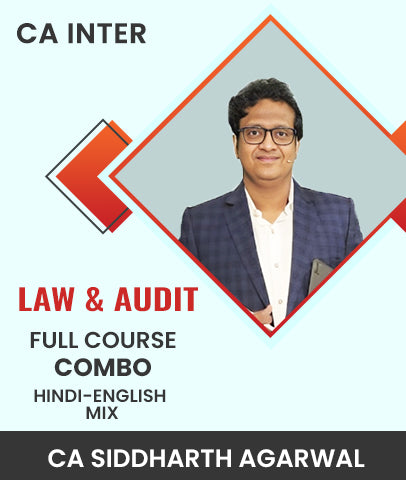 CA Inter Law and Audit Full Course Combo By CA Siddharth Agarwal - Zeroinfy