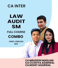 CA Inter  Law and Audit Full Course Combo By MEPL Classes CA Mrugesh Madlani, CA Divya Agarwal and and CA Mohit Agarwal - Zeroinfy