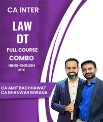 CA Inter Law and Direct Tax Full Course Combo By Amit Bachhawat and CA Bhanwar Borana - Zeroinfy