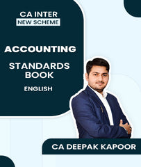 CA Inter New Scheme Accounting Standards Book By CA Deepak Kapoor - Zeroinfy