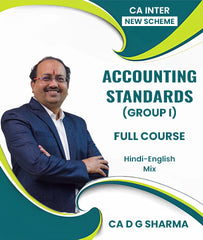 CA Inter New Scheme Accounting Standards (Group 1) Full Course Videos By D G Sharma - Zeroinfy