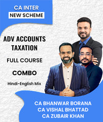 CA Inter New Scheme Advance Accounts and Taxation Full Course Combo By CA Bhanwar Borana Classes - Zeroinfy