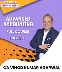 CA Inter New Scheme Advanced Accounting Buy Book Get English Video Lectures Free Full Course By CA Vinod Kumar Agarwal - Zeroinfy
