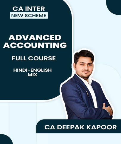 CA Inter New Scheme Advanced Accounting Full Course By CA Deepak Kapoor - Zeroinfy