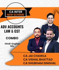 CA Inter New Scheme Advanced Accounts, Law and GST Combo By Vsmart Academy - Zeroinfy