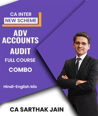 CA Inter New Scheme Advanced Accounts and Audit Full Course Combo By CA Sarthak Jain - Zeroinfy