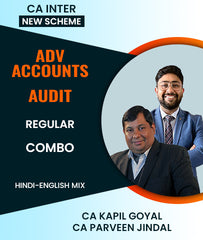 CA Inter New Scheme Advanced Accounts and Audit Regular Combo By CA Parveen Jindal and CA Kapil Goyal - Zeroinfy