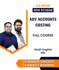 CA Inter New Scheme Advanced Accounts and Costing Full Course Combo By CA Avinash Sancheti and CA Navneet Mundhra - Zeroinfy