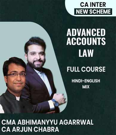 CA Inter New Scheme Advanced Accounts and Law Full Course By CMA Abhimanyyu Agarrwal and CA Arjun Chabra - Zeroinfy