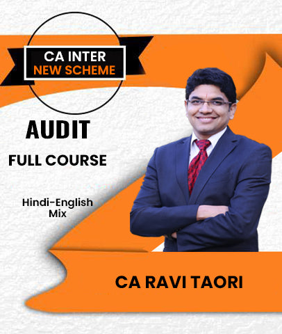 CA Inter New Scheme Audit Full Course By CA Ravi Taori - Zeroinfy