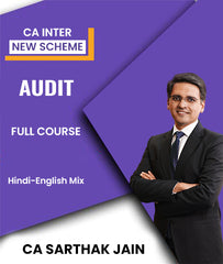 CA Inter New Scheme Audit Full Course By CA Sarthak Jain - Zeroinfy