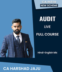 CA Inter New Scheme Audit Full Course Live Batch By CA Harshad Jaju - Zeroinfy