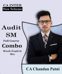 CA Inter New Scheme Audit and SM Full Course Combo By CA Chandan Patni - Zeroinfy