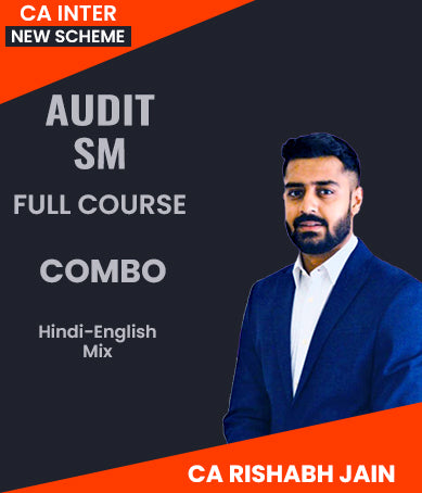 CA Inter New Scheme Audit and SM Full Course Combo By CA Rishabh Jain - Zeroinfy