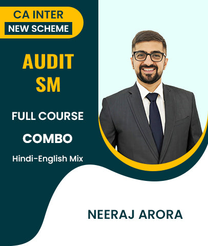 CA Inter New Scheme Audit and SM Full Course Combo By Neeraj Arora - Zeroinfy