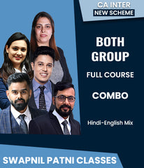 CA Inter New Scheme Both Group Full Course Combo By CA Swapnil Patni Classes - Zeroinfy