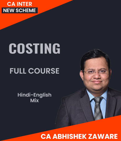 CA Inter New Scheme Costing Full Course By CA Abhishek Zaware - Zeroinfy