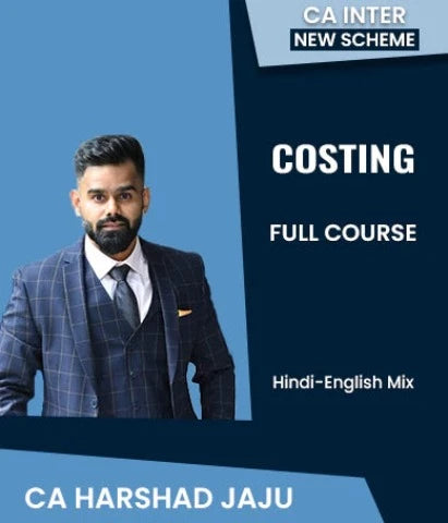 CA Inter Costing Full Course By CA Harshad Jaju - Zeroinfy
