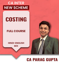 CA Inter New Scheme Costing Full Course By CA Parag Gupta - Zeroinfy