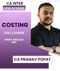 CA Inter New Scheme Costing Full Course By CA Pranav Popat - Zeroinfy