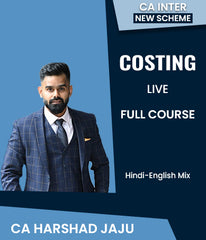 CA Inter New Scheme Costing Full Course Live Batch By CA Harshad Jaju - Zeroinfy