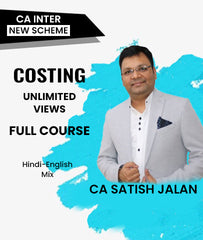 CA Inter New Scheme Costing Unlimited Views Full Course By CA Satish Jalan - Zeroinfy