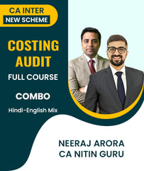 CA Inter New Scheme Costing and Audit Full Course Combo By CA Nitin Guru and Neeraj Arora - Zeroinfy