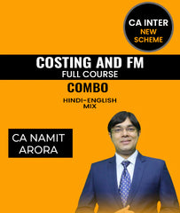 CA Inter New Scheme Costing and FM Full Course Combo By CA Namit Arora - Zeroinfy