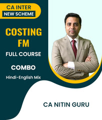 CA Inter New Scheme Costing and FM Full Course Combo By CA Nitin Guru - Zeroinfy
