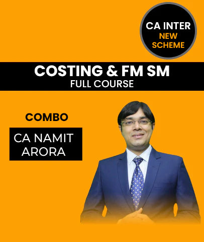 CA Inter New Scheme Costing and FM SM Full Course Combo By CA Namit Arora - Zeroinfy