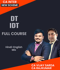 CA Inter New Scheme DT IDT Full Course By CA Vijay Sarda and CA Rajkumar - Zeroinfy