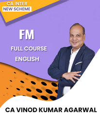 CA Inter New Scheme FM Buy Book Get English Video Lectures Free Full Course By CA Vinod Kumar Agarwal - Zeroinfy